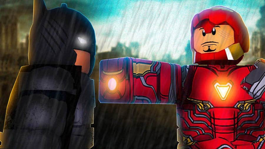 A picture of Heroes Unlimited, one of the best Marvel games on Roblox.