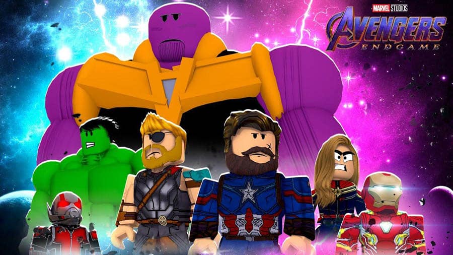 A main picture of Superhero Simulator, one of the best Marvel games on Roblox.