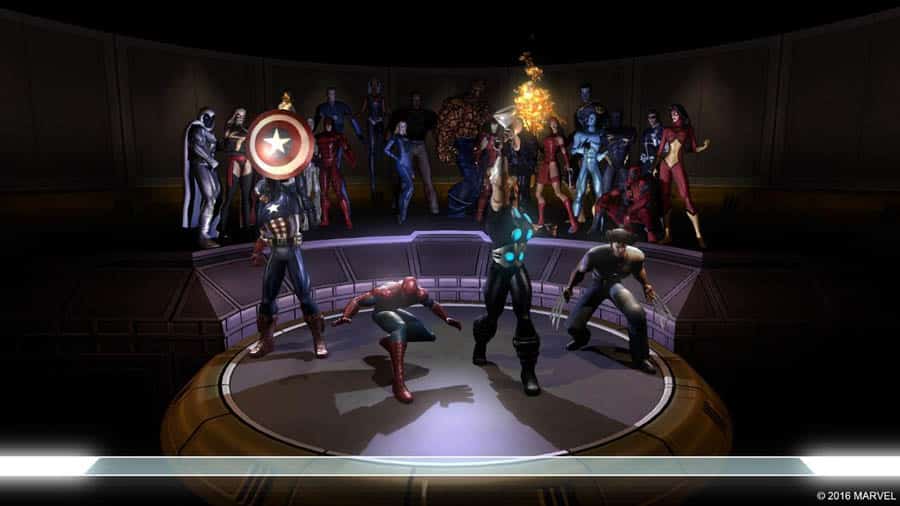 An official photo of Marvel Ultimate Alliance.