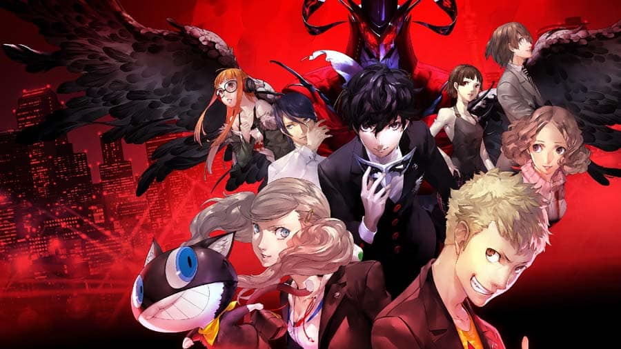 An official picture of Persona 5, one of the best role playing games for PS4.