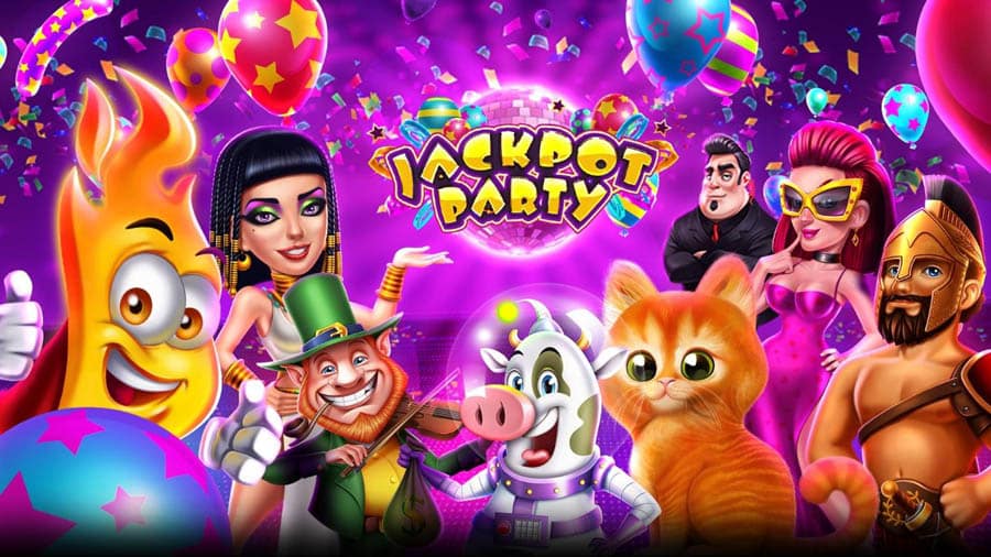 A picture of Jackpot Party Casino, one of the best slot games for Android.