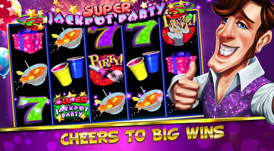 A picture of Jackpot Party Casino, one of the best slot games for iOS.