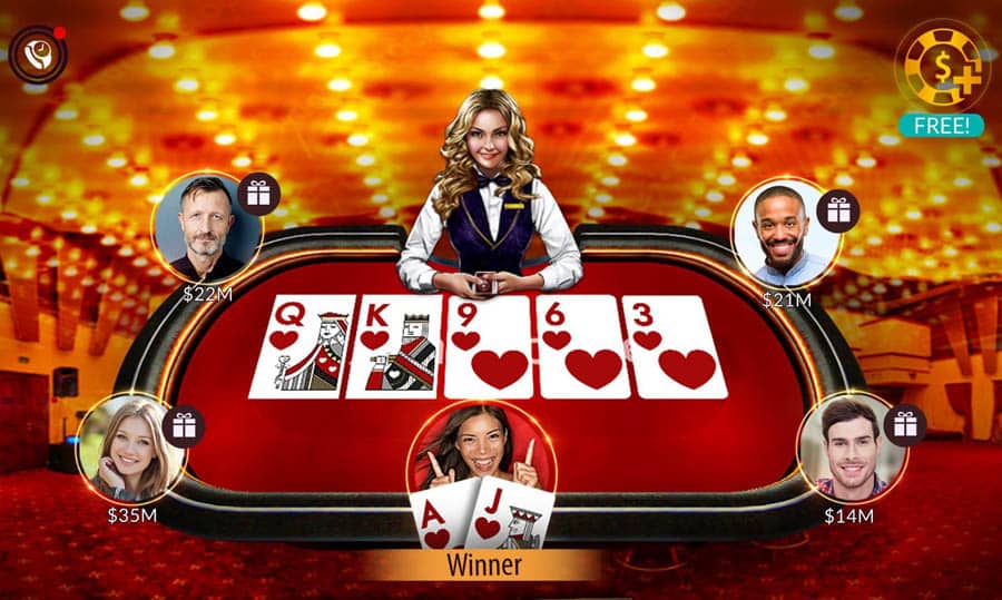 An official wallpaper of Zynga Poker – Casino Slot Games.