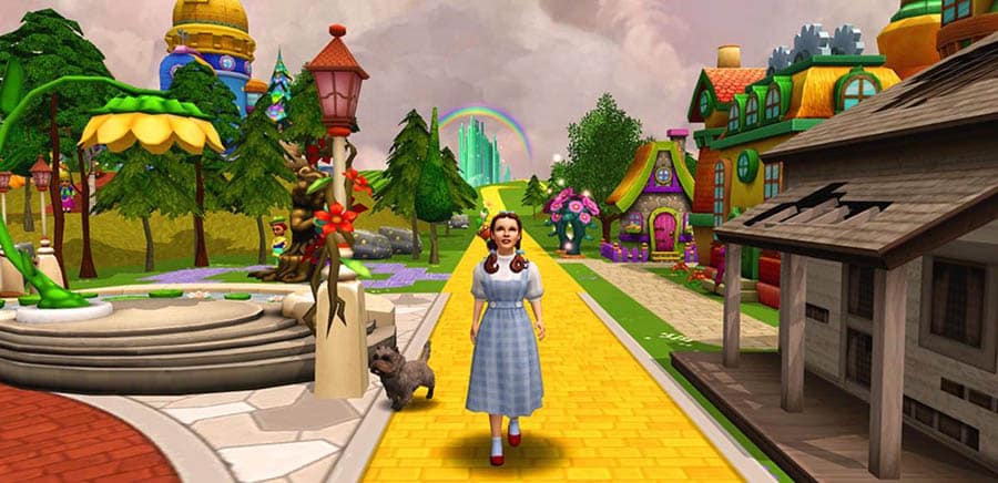 A main picture of The Wizard of Oz, one of the best slot games for PC.