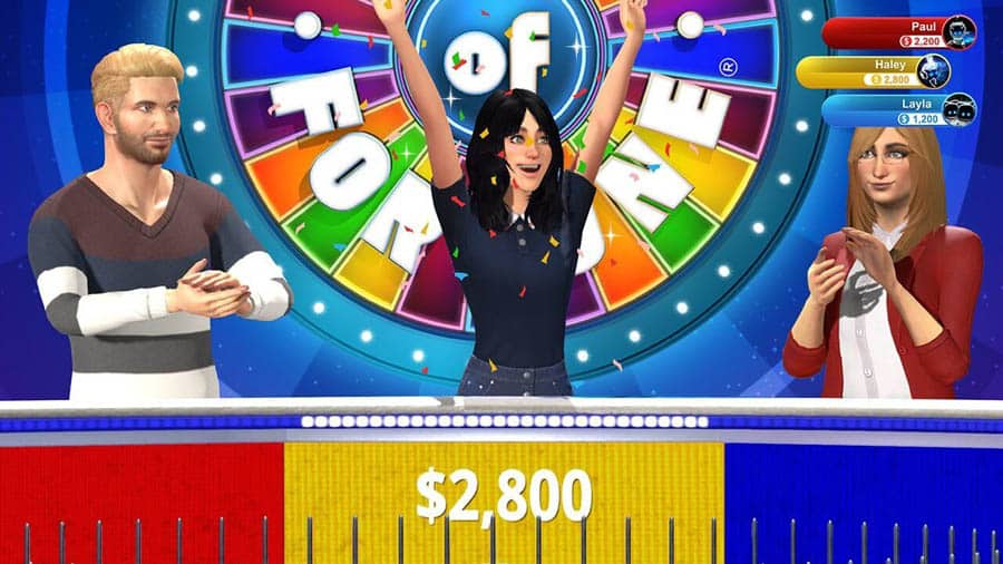 A picture of Wheel of Fortune Slots, one of the best slot games for Switch.