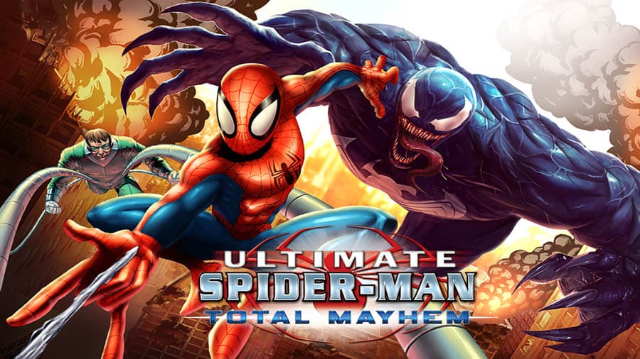 An official picture of Spider-Man: Total Mayhem.