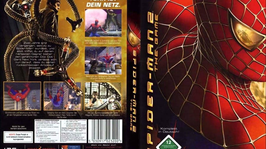 A picture of Spider-Man 2: The Game.