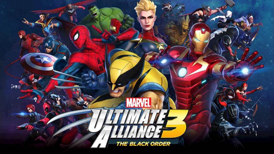 A picture of Marvel Ultimate Alliance 3: The Black Order.