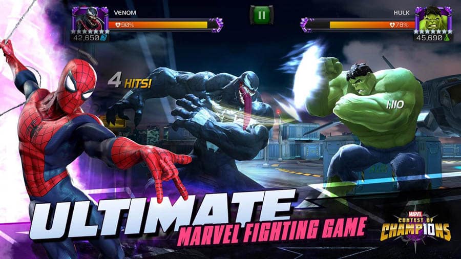 A main picture of the Marvel Contest of Champions.