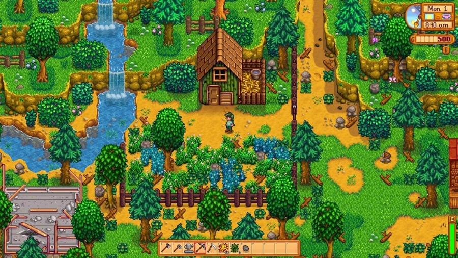 A picture of Stardew Valley, one of the best time management games for pc.