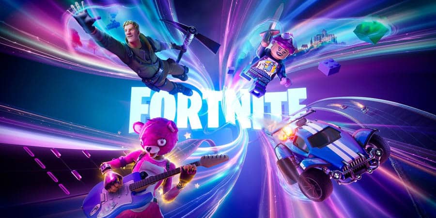 A picture of Fortnite, one of the best Venom games for Xbox.