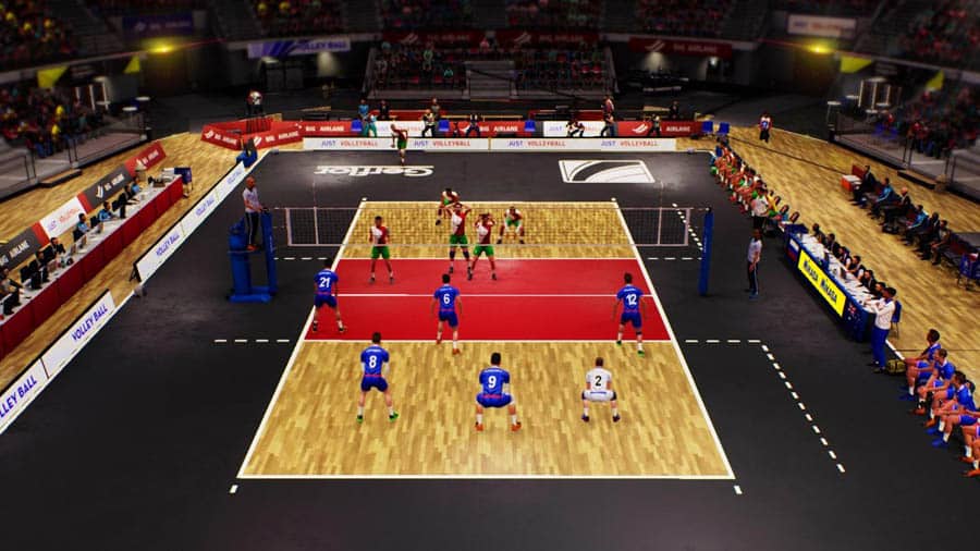 A wallpaper of Spike Volleyball, one of the best volleyball games on Steam.