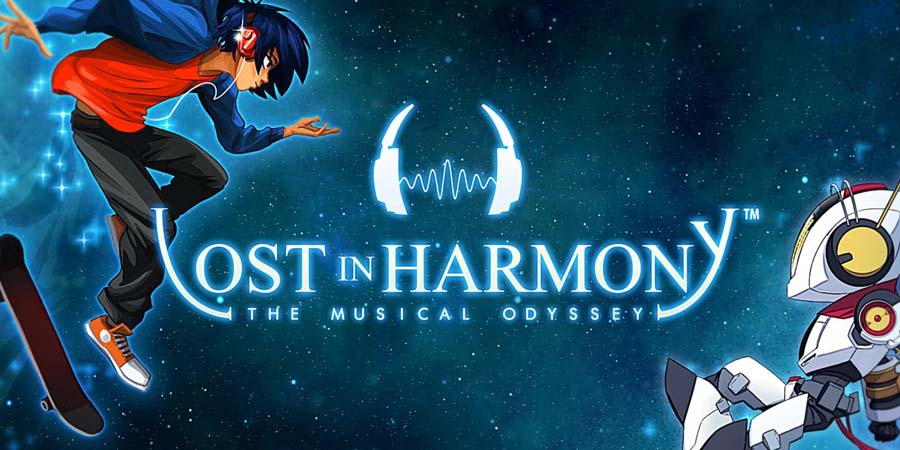 An official picture of Lost in Harmony, one of the best Alien games for Switch.