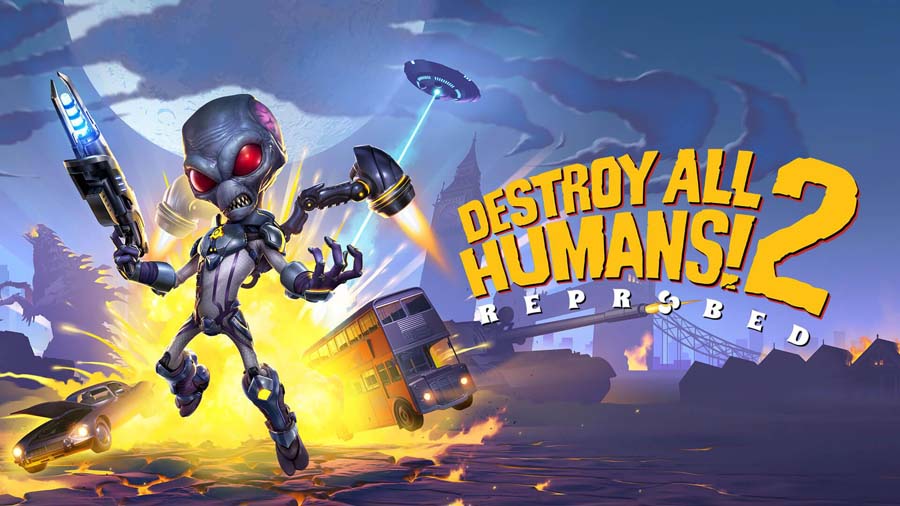 A wallpaper of Destroy All Humans! 2 -Reporbed.