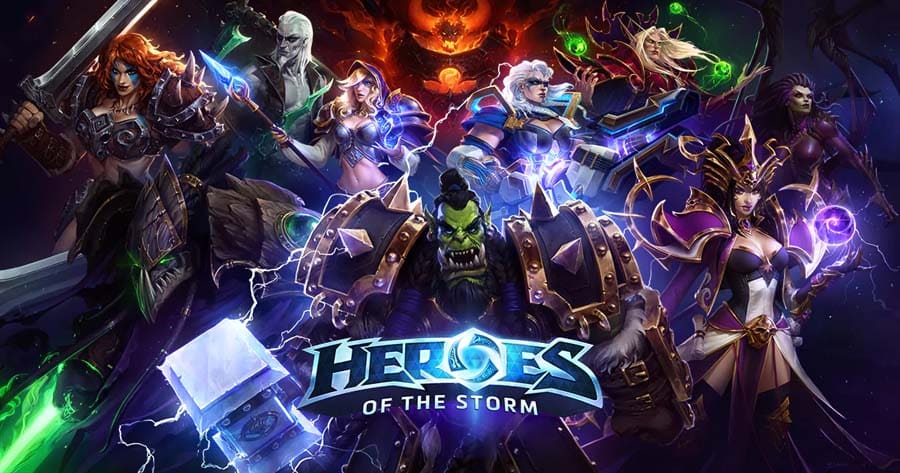 The Official Picture of Heroes of the Storm.