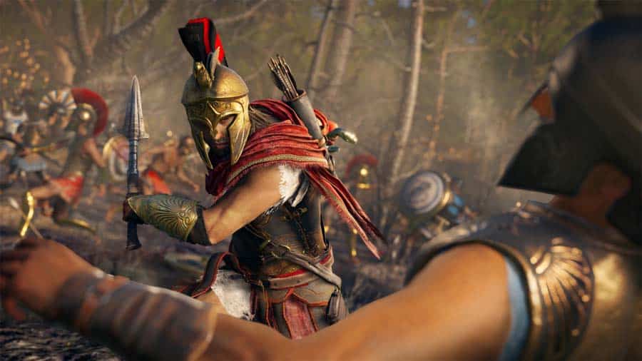 wallpaper of Assassin’s Creed Odyssey, one of the best Adventure games for Xbox.