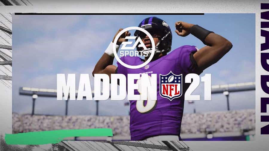 An official picture of Madden NFL 21, one of the best American Football games for PS5.