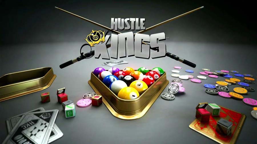 The Official Picture of Hustle Kings, One of best billiard games for PS4.