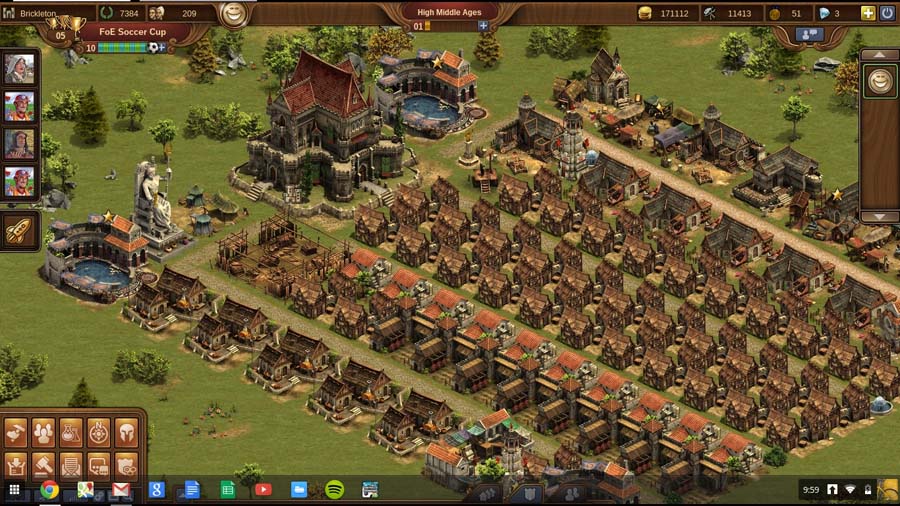 An official picture of Forge of Empires, one of the best civilization games for Android.