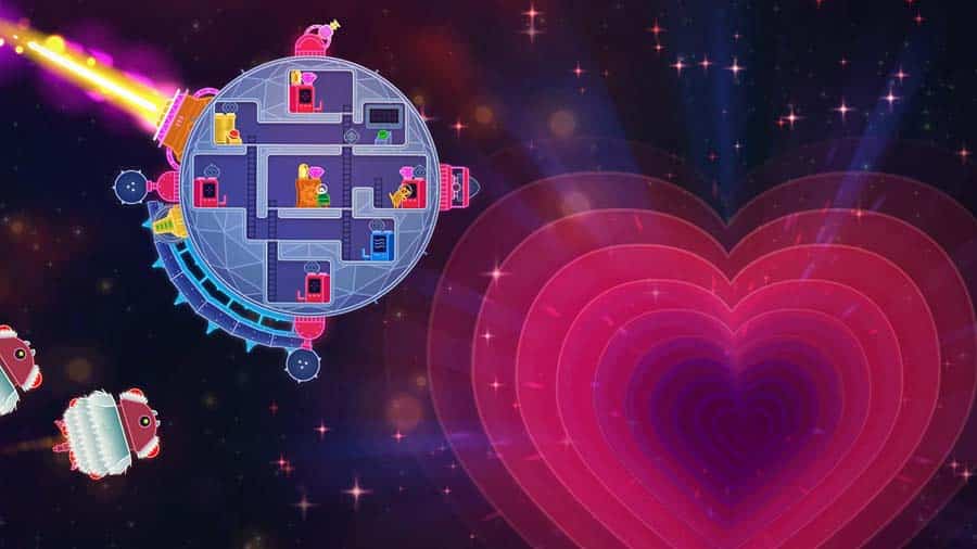 A picture of Lovers in a Dangerous Spacetime.