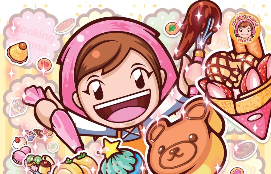 The Official Picture of Cooking Mama: Let’s Cook! with its character, One of best cooking games for android.