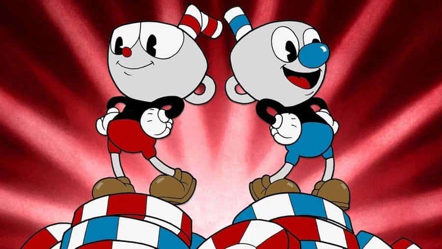 A wallpaper of Cuphead, one of the best Coop games for Couples on PS5.