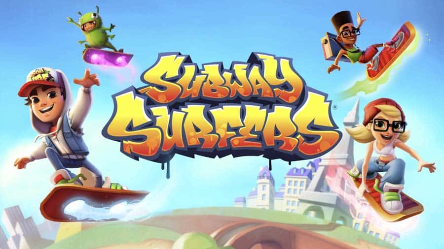 A picture of Subway Surfers, one of the best Endless Runner games for Android.