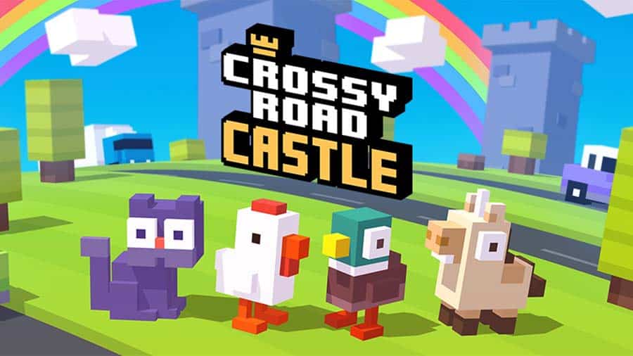 A picture of Crossy Road, one of the best Endless Runner games for Android.