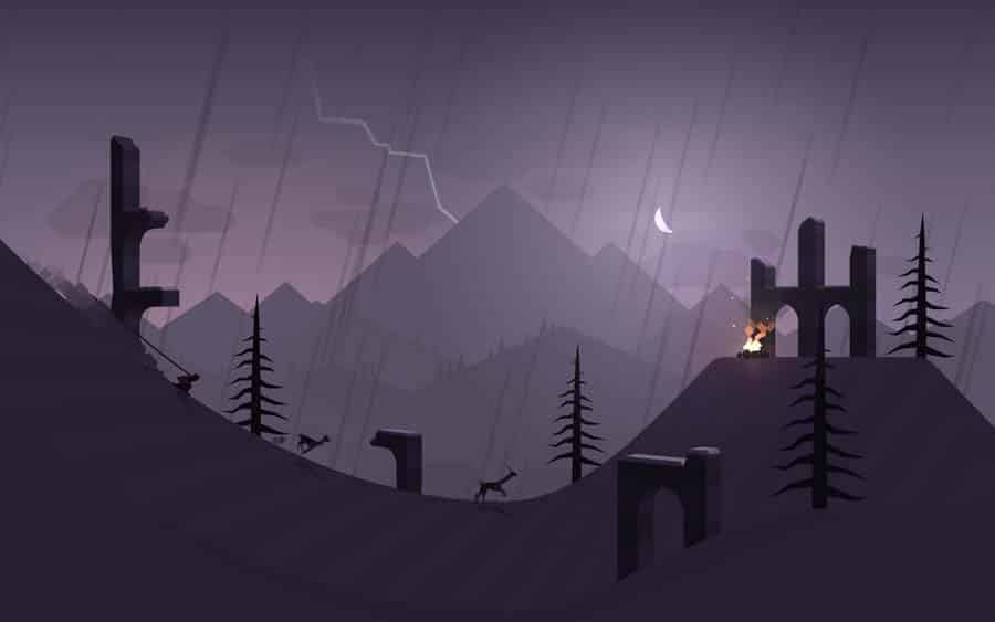 A wallpaper of Alto’s Adventure, one of the best Endless Runner games for PC.