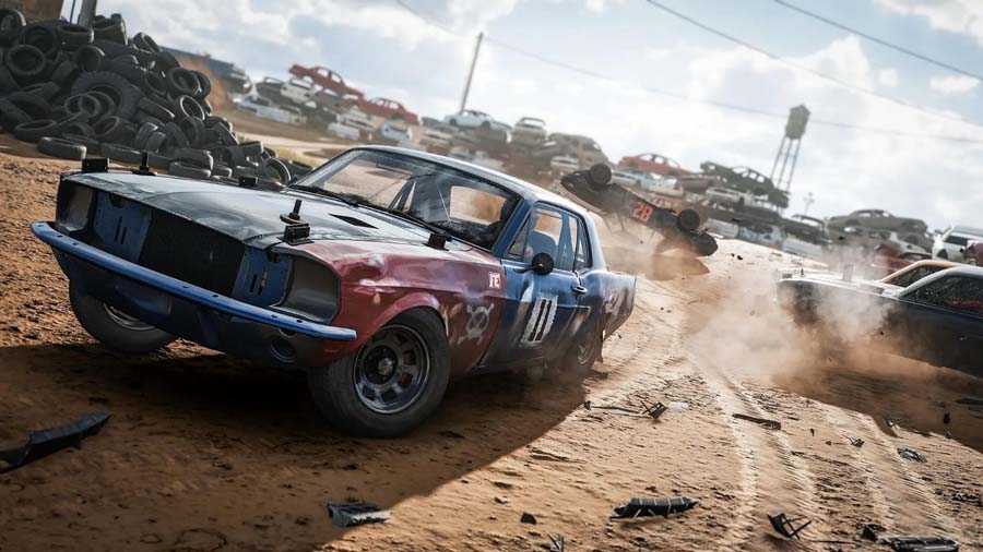 A picture of Wreckfest, one of the best Multiplayer Car games for PC.