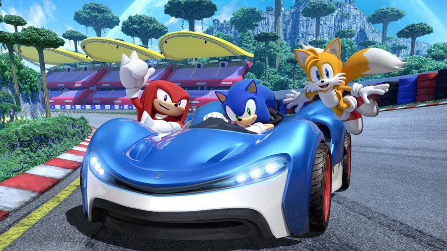 A picture of Team Sonic Racing, one of the best Multiplayer Car games for PS4.