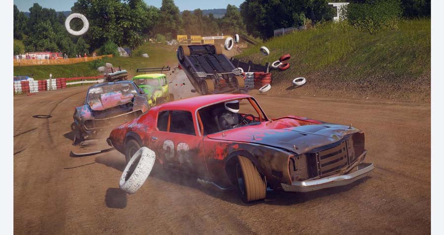 A picture of Wreckfest, one of the best Multiplayer Car games for PS4.