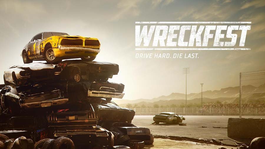 A wallpaper of Wreckfest, one of the best Multiplayer Car games for Xbox.