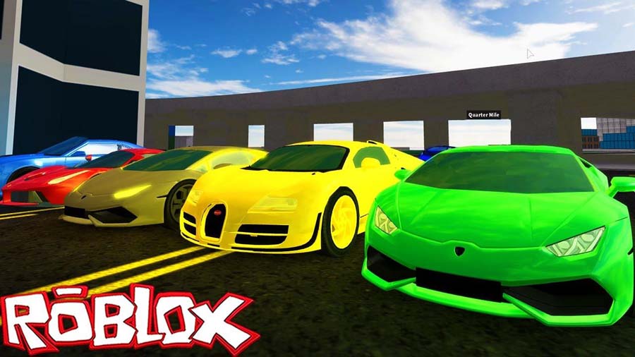 An official picture of Vehicle Simulator, one of the best Multiplayer Car games on Roblox.