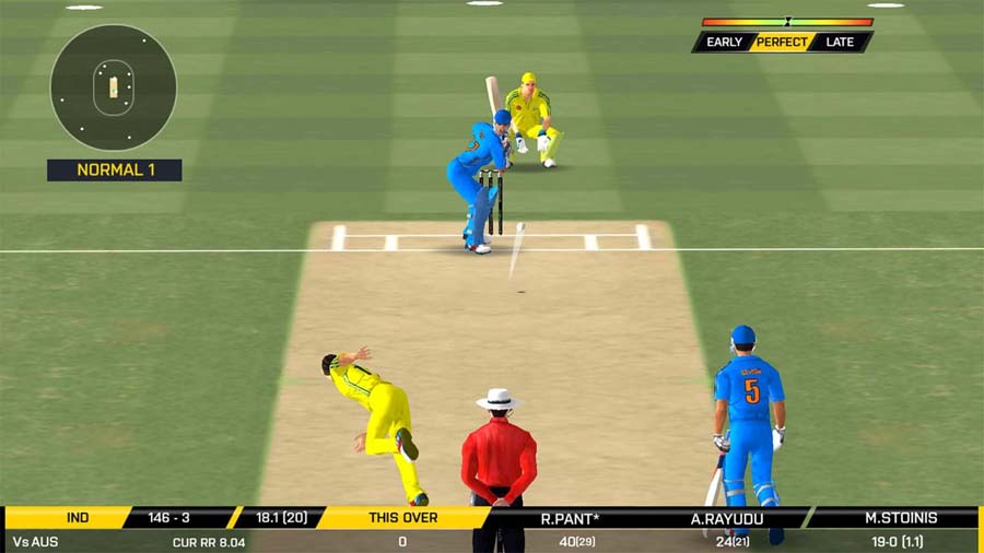 A wallpaper of Pocket Cricket, one of the best Multiplayer Cricket games for Android.