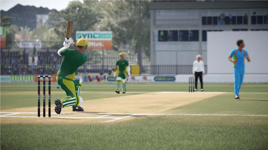 A wallpaper of Don Bradman Cricket 17, one of the best Multiplayer Cricket games on Steam.