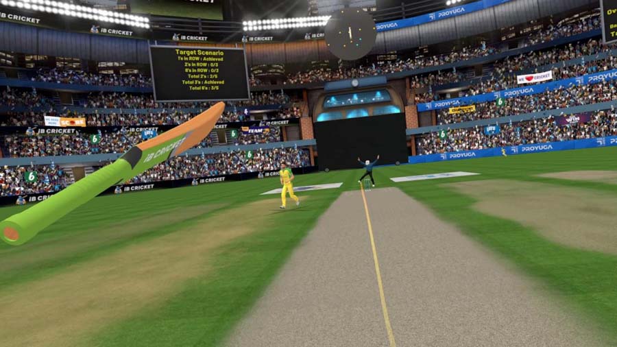 An official picture of VR Cricket, one of the best Multiplayer Cricket games on Steam.