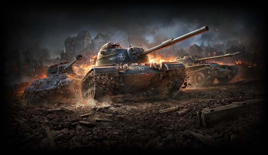 The Official Picture of World of Tanks Blitz, One of the best multiplayer games on Chromebook.