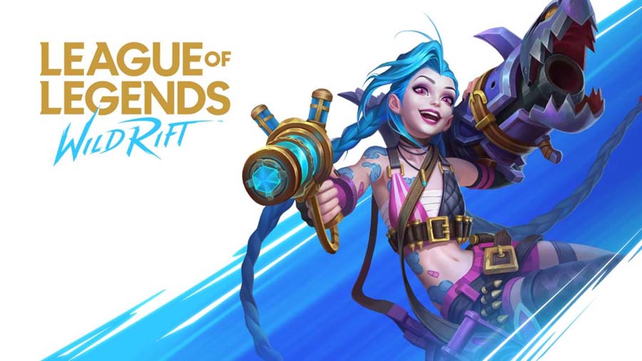 The Official Picture of League of Legends: Wild Rift with Jinx, One of the best multiplayer games on Chromebook.