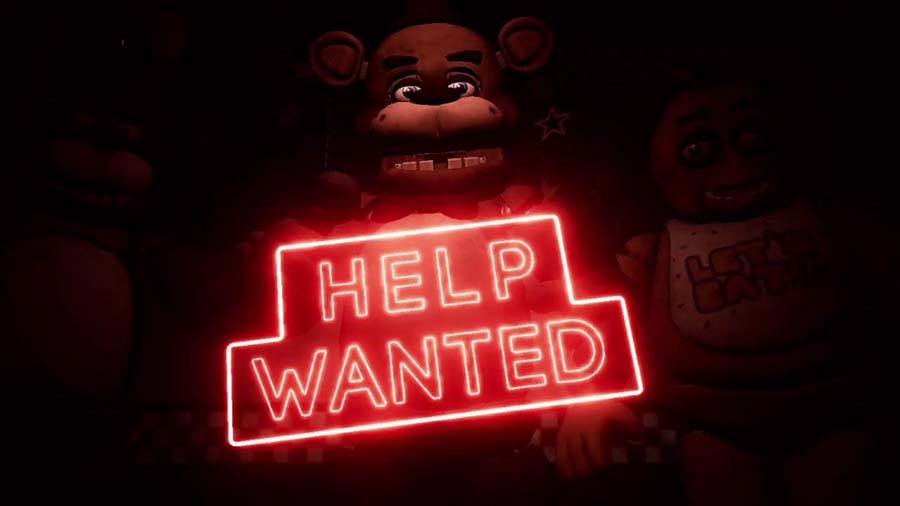 The Official Picture of Five Nights at Freddy’s: Help Wanted.