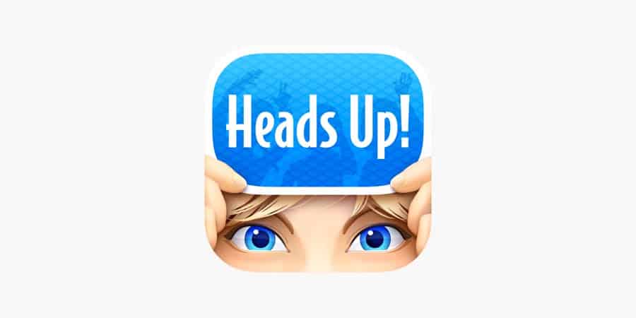 A wallpaper of Heads Up!, one of the best Multiplayer games for Couples on iOS.