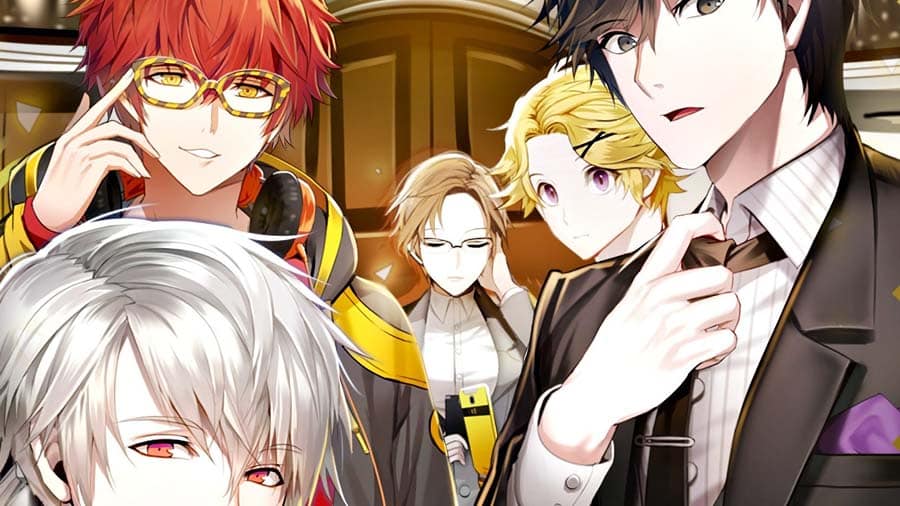 A wallpaper of Mystic Messenger, one of the best Multiplayer Puzzle games for Android.