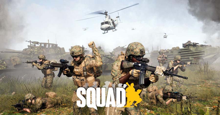 A picture of Squad, one of the best Multiplayer Shooter games on Steam.