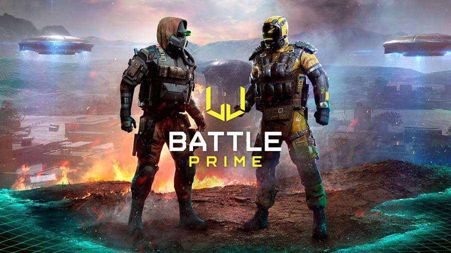 A wallpaper of Battle Prime, one of the best Multiplayer Shooter games on Android.