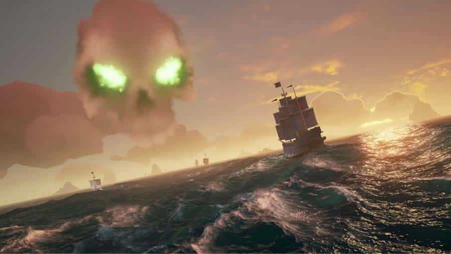 A picture of Sea of Thieves, one of the best Multiplayer Story Mode games for PS4.