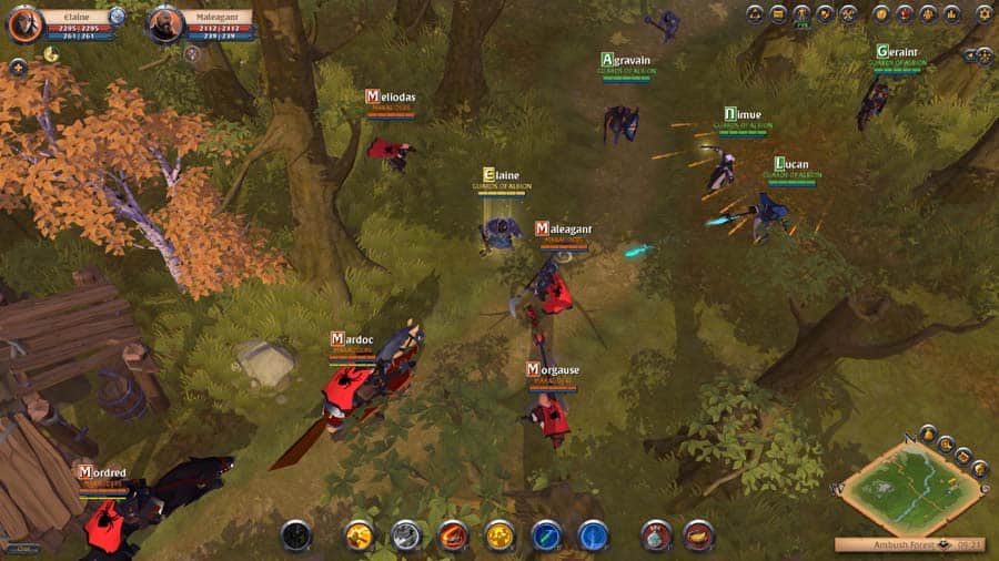 An official picture of Albion Online, one of the best Multiplayer Strategy games for iOS.