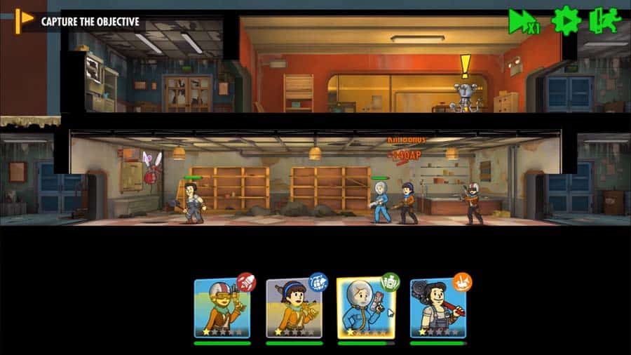 A wallpaper of Fallout Shelter Online, one of the best Multiplayer Strategy games for iOS.