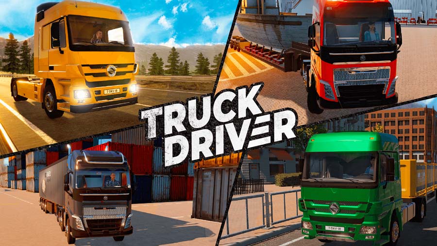 A wallpaper of Truck Driver, one of the best Multiplayer Truck games for PS5.