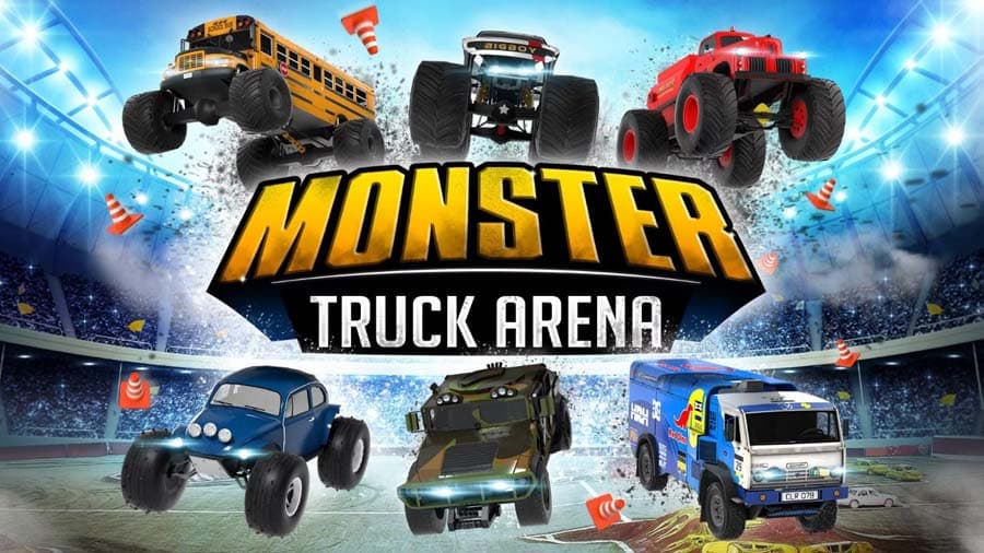 A picture of Monster Truck Arena: Battle Royale, one of the best Multiplayer Truck games for PS4.