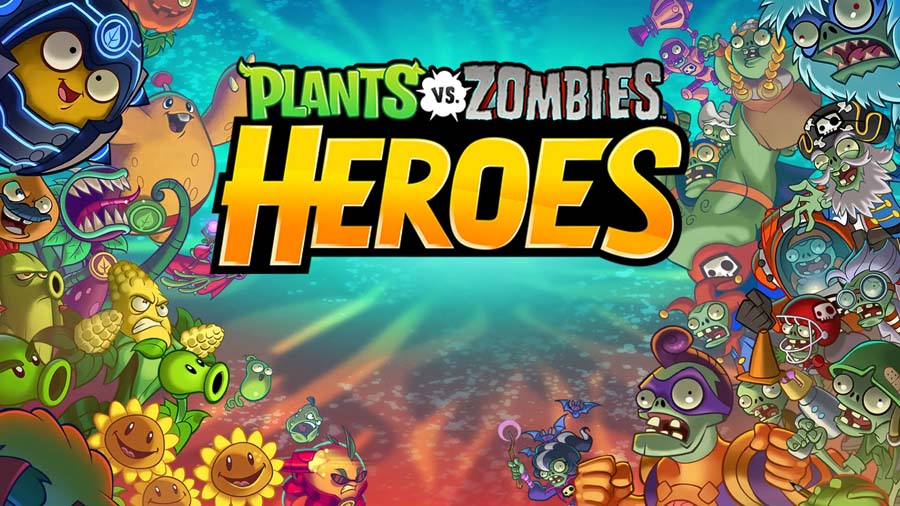 A wallpaper of PvZ Heroes, one of the best Multiplayer Zombie games for iOS.